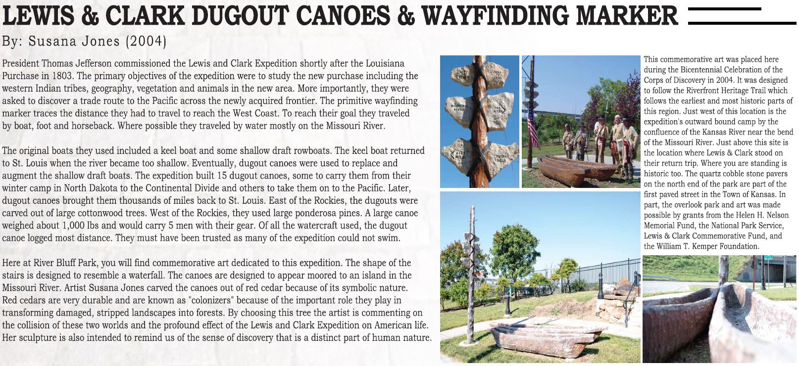 Lewis and Clark Dugout Canoes